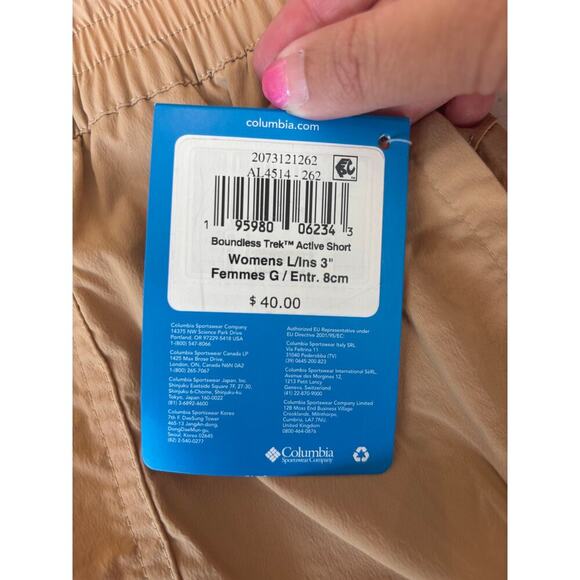 Columbia Women's Canoe Boundless Trek Active Cargo Shorts Size L - Picture 7 of 7